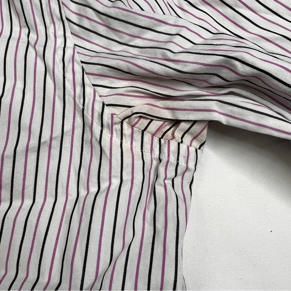 Bundle 2 Ralph Lauren Women’s M Long Sleeve Button-Front Striped Shirt L080123 - Picture 10 of 11